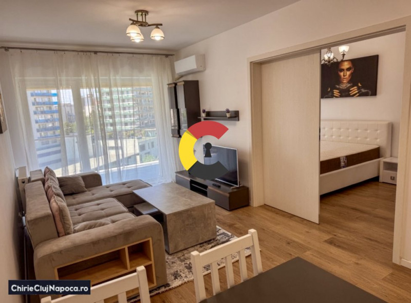 Ap cu 2 camere, Gheorgheni, Viva City, PETFRIENDLY, cu parcare, terasa