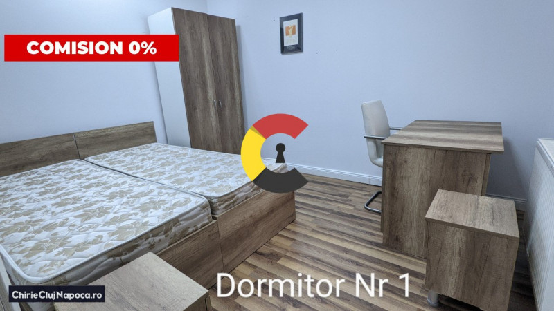 Ap. cu 2 dormitoare+living, fix in Centrul Clujului, langa Facultati!