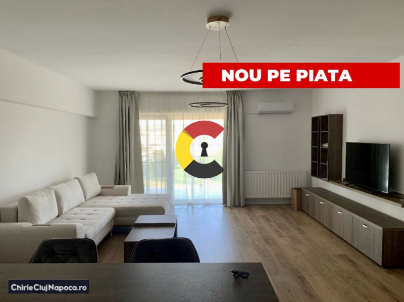 Apart. cu 2 camere, terasa, 2 parcari Viva City, Gheorgheni, zona Iu