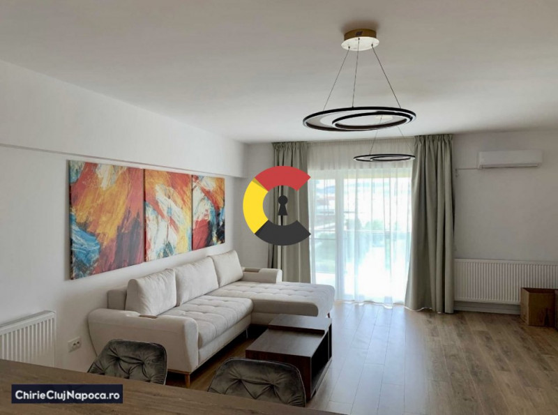 Apart. cu 2 camere, terasa, 2 parcari Viva City, Gheorgheni, zona Iu