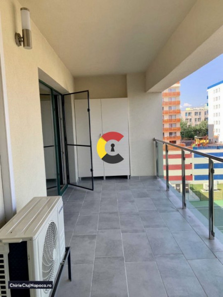 Apart. cu 2 camere, terasa, 2 parcari Viva City, Gheorgheni, zona Iu