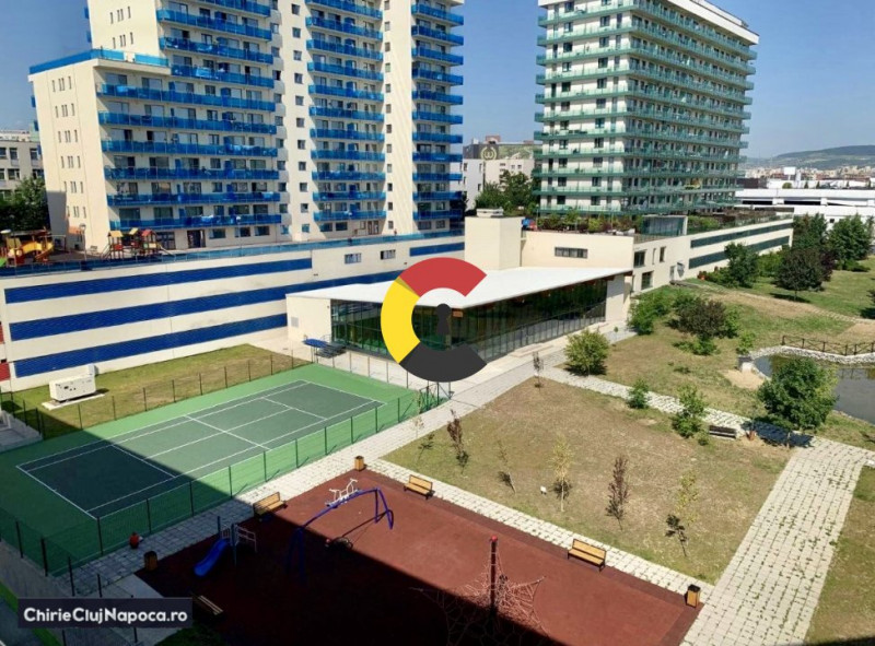 Apart. cu 2 camere, terasa, 2 parcari Viva City, Gheorgheni, zona Iu