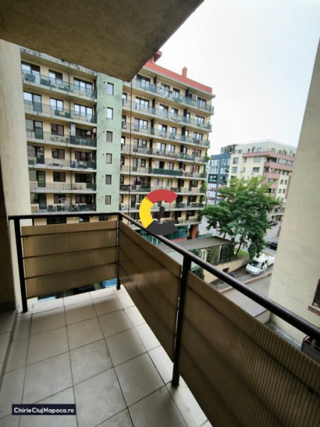 Garsoniera cu balcon, bloc nou, chiar lângă FSEGA/Iulius Mall 