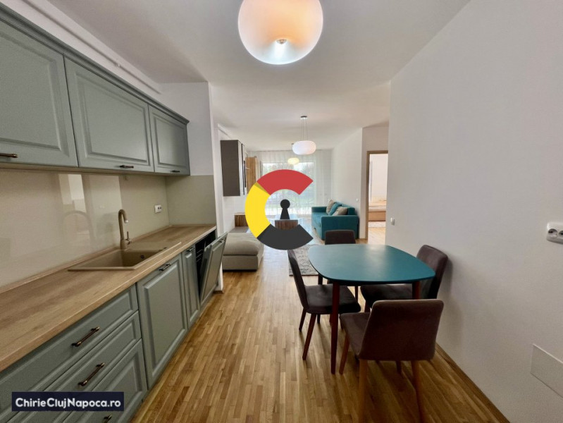 Apartament cu 2 camere si terasa, Grand Park, zona Sopor, garaj