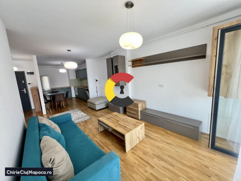 Apartament cu 2 camere si terasa, Grand Park, zona Sopor, garaj