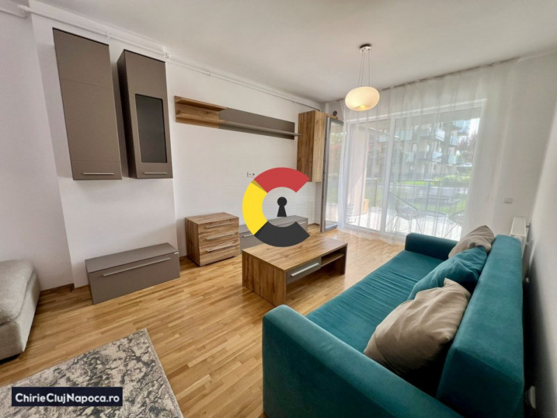 Apartament cu 2 camere si terasa, Grand Park, zona Sopor, garaj