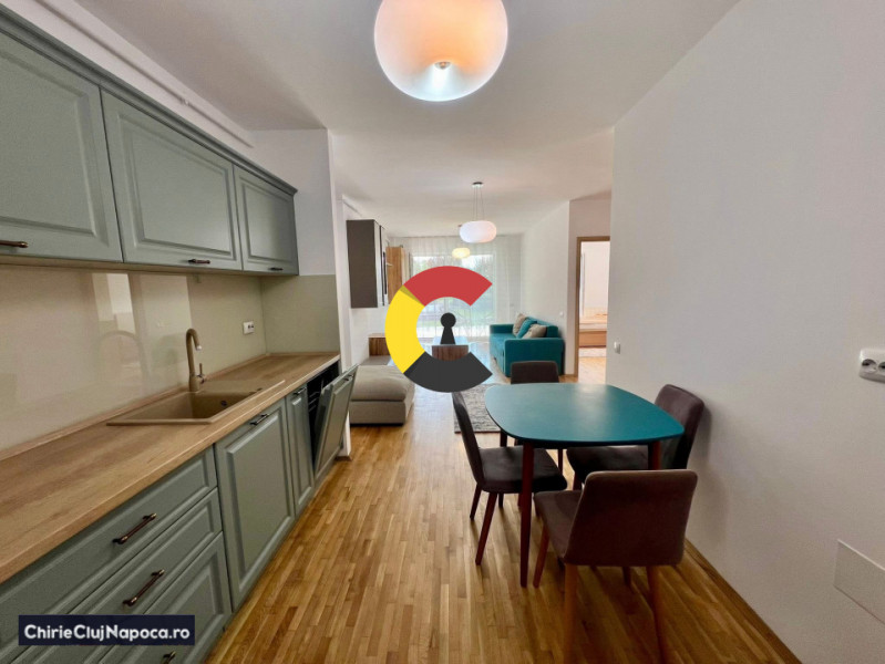 Apartament modern cu 2 camere + terasq, Grand Park, zona Iulius, garaj