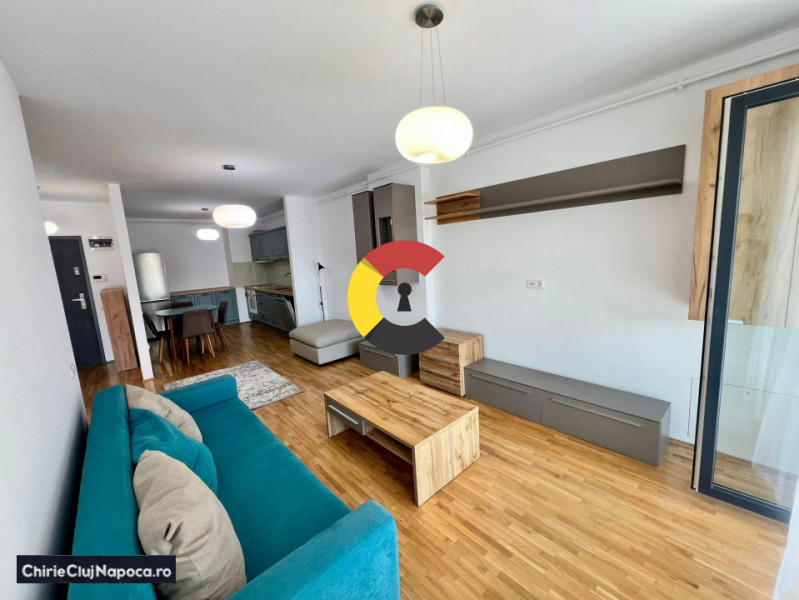 Apartament modern cu 2 camere + terasq, Grand Park, zona Iulius, garaj