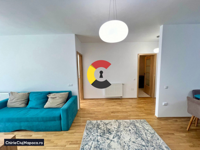 Apartament modern cu 2 camere + terasq, Grand Park, zona Iulius, garaj