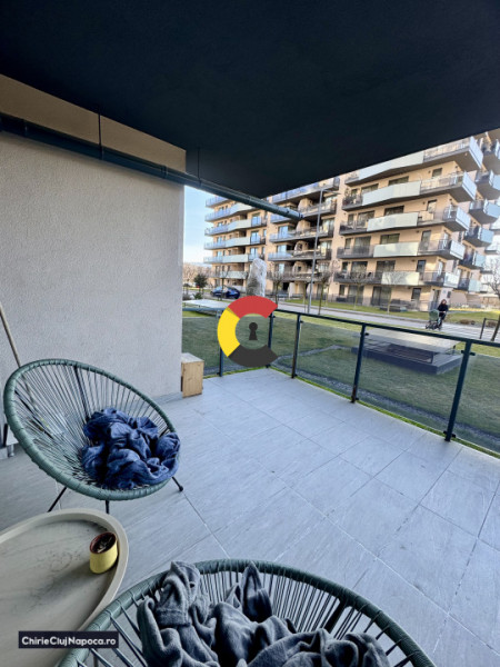 Apart. modern cu 2 camere+terasa, Grand Park, langa Iulius, garaj