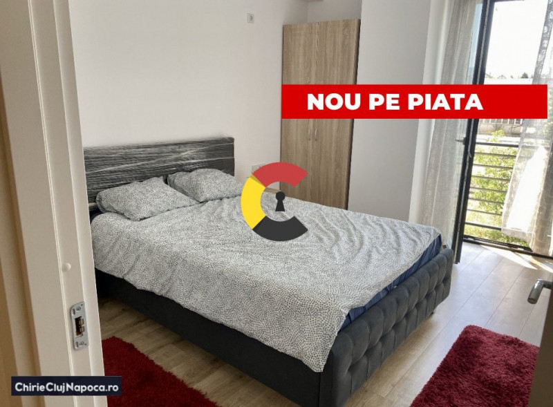 Apartment spatios cu 2 camere decomandate, Someseni, zona Leroy Merlin, garaj