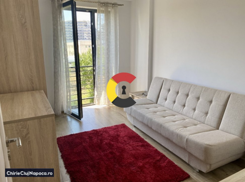 Apartment spatios cu 2 camere decomandate, Someseni, zona Leroy Merlin, garaj
