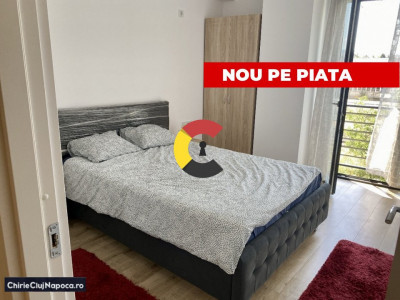 Apartment spatios cu 2 camere decomandate, Someseni, zona Leroy Merlin, garaj