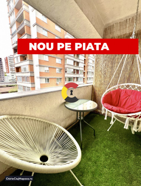 Apartment luminos cu 2 camere, Marasti, zona Revo Fitness, bloc nou