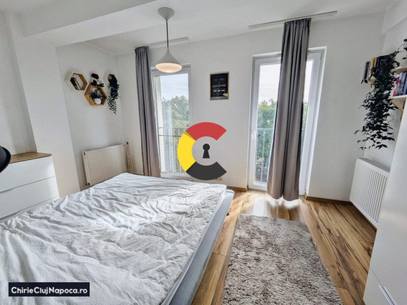 Apartment cozy cu 2 camere, Semicentral, zona strazii Paris, garaj si terasa