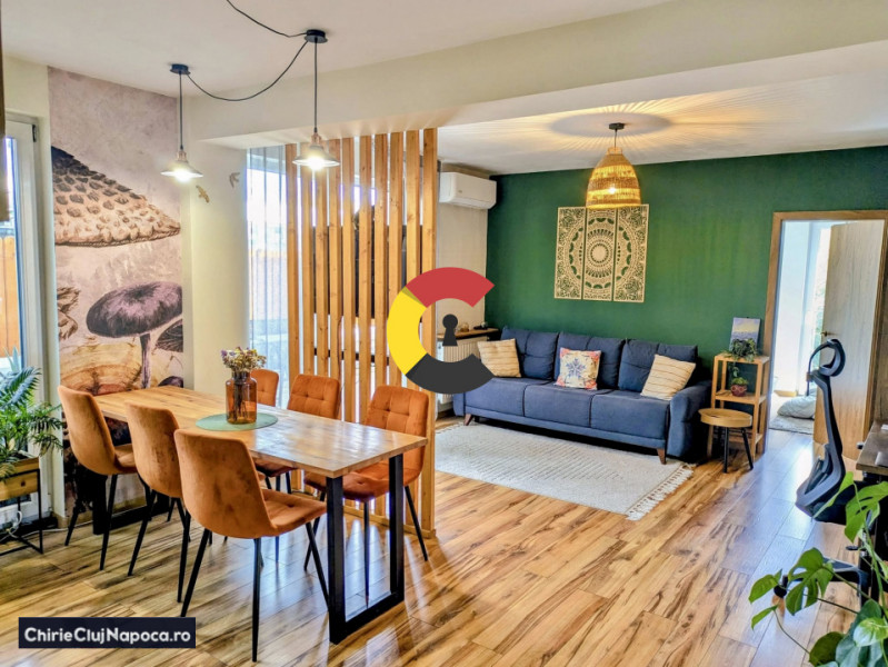 Apartment cozy cu 2 camere, Semicentral, zona strazii Paris, garaj si terasa
