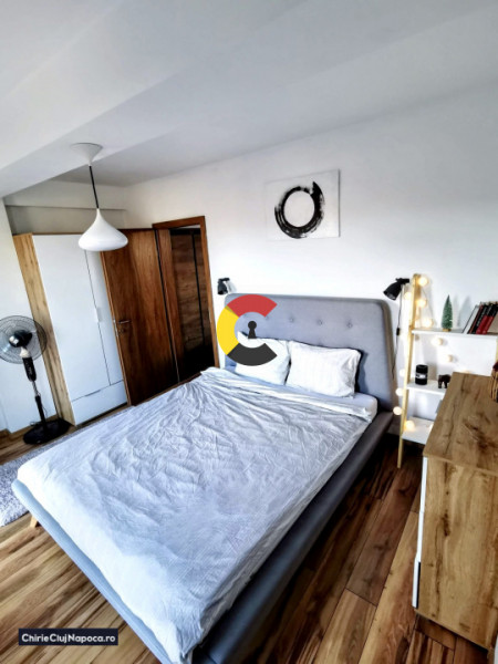 Apartment cozy cu 2 camere, Semicentral, zona strazii Paris, garaj si terasa