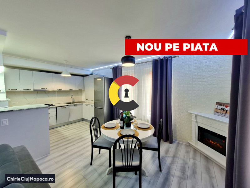 Apartament nou cu 2 camere, Europa, zona Leroy Merlin, parcare si balcon