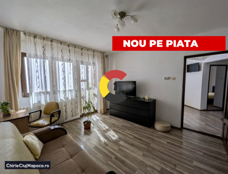 Apartament frumos cu 2 camere decomandate, cartier Marasti