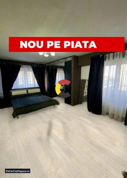 Apartament spatios cu 2 camere, Marasti, zona OMV, cu parcare