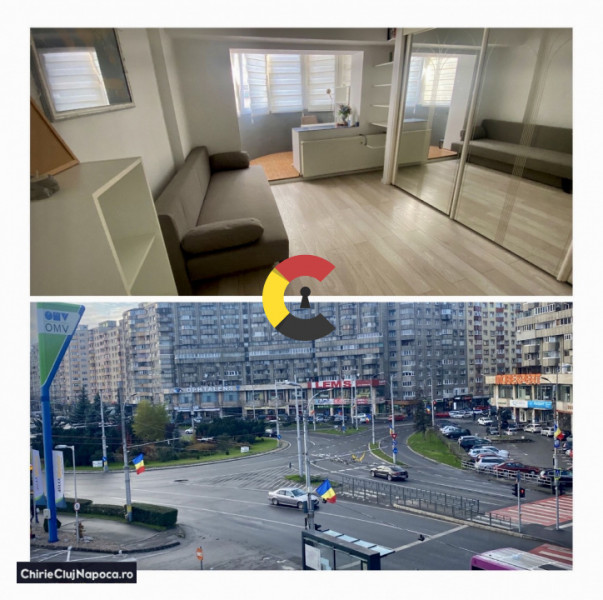Apartament spatios cu 2 camere, Marasti, zona OMV, cu parcare