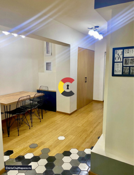 Apartament spatios cu 2 camere, Marasti, zona OMV, cu parcare