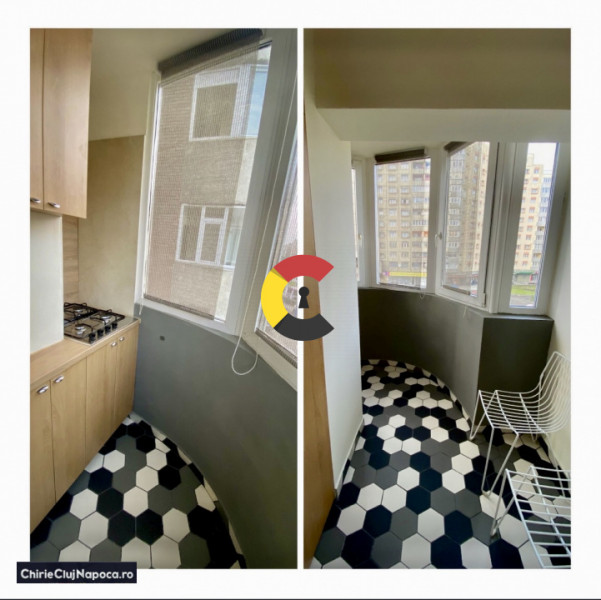 Apartament spatios cu 2 camere, Marasti, zona OMV, cu parcare