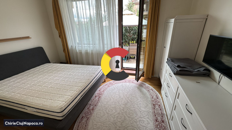 Apartament frumos cu 2 camere si gradina, Europa, zona OMV, 2 parcari