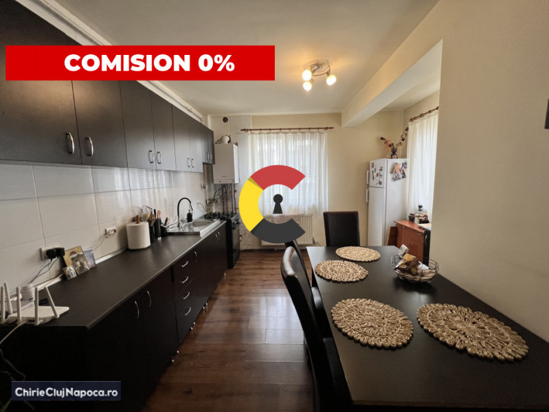 Apartament spatios 2 camere decomandate, utilat, mobilat, Floresti.