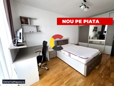 Apartament utilat cu 2 camere si terasa, Borhanci, zona Profi City, garaj