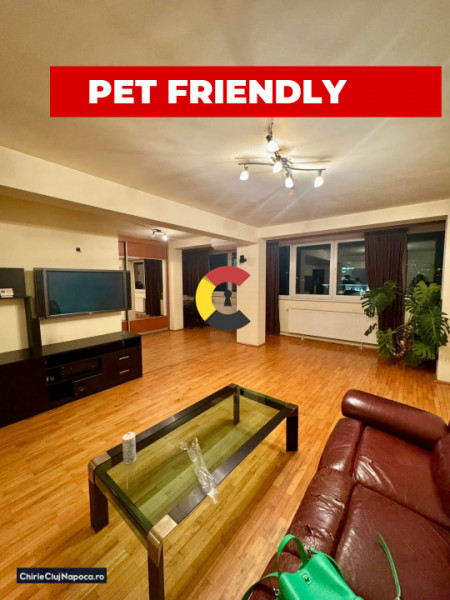 Apartament spatios cu 2 camere, CENTRU, zona Parcului Central, parcare