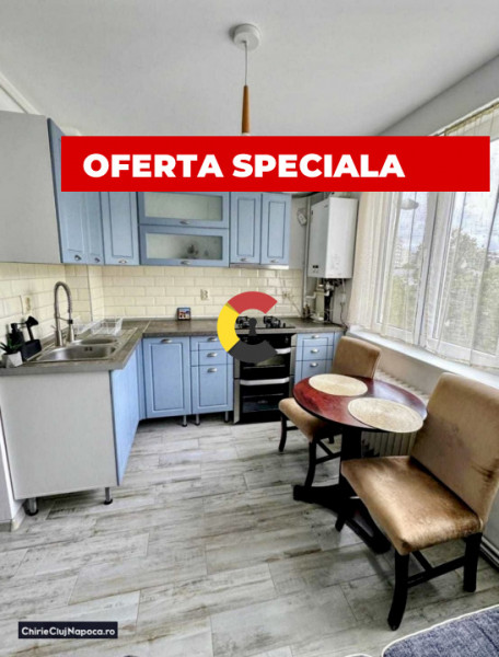 Apartament accesibil cu 2 camere si balcon, Gheorgheni , zona Hermes