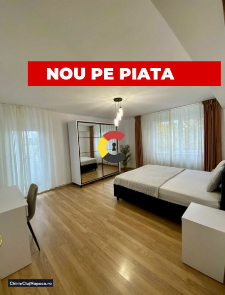 Apartament spatios cu 2 dormitoare si balcoane, Calea Turzii , zona Observator 