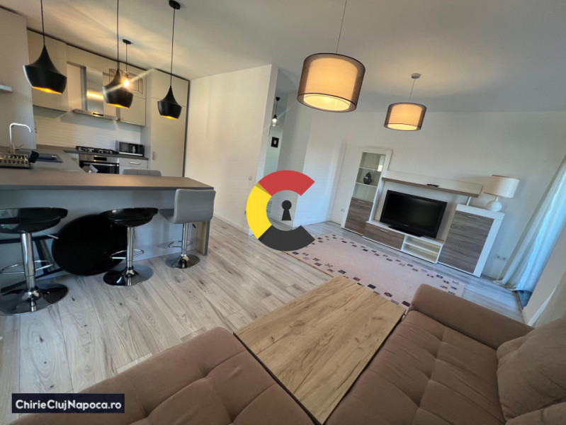 Apartament cu dormitor si living  in Borhanci | bloc nou | parcare |