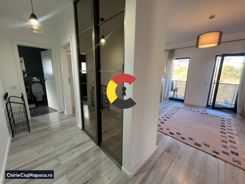 Apartament cu dormitor si living  in Borhanci | bloc nou | parcare |