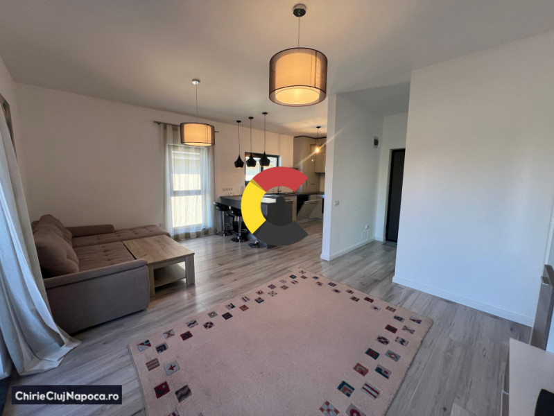 Apartament cu dormitor si living  in Borhanci | bloc nou | parcare |