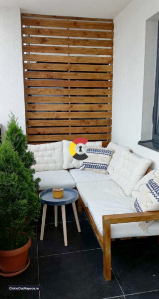 Apartament frumos cu 2 camere si terasa, Dambul Rotund , zona 18Gym, parcare 