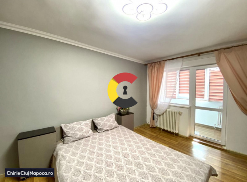 Apartament cu 2 dormitoare si balcoane, Manastur, zona Big