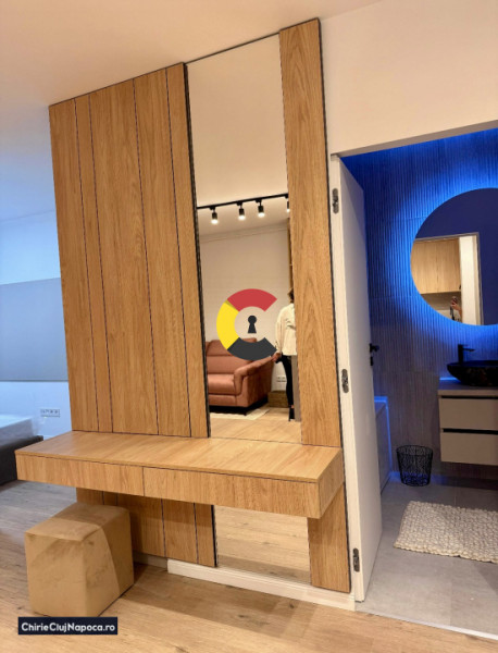 Apartament modern cu 2 camere si balcon, Iris , zona Auchan, garaj 