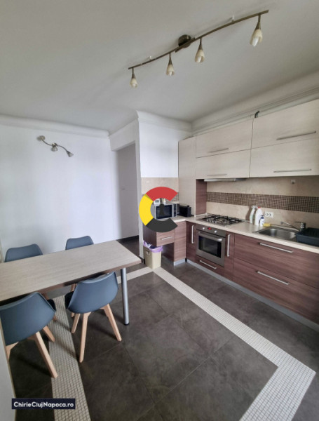 Apartament spatios cu 2 camere si balcon, Marasti , zona The Office, parcare