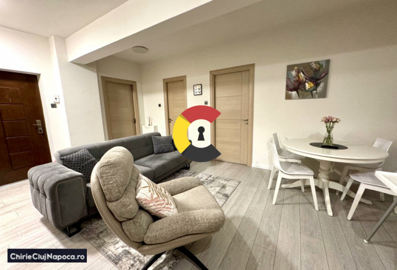 APARTAMENT CU GRĂDINĂ • 2 DORMITOARE • BUNĂ ZIUA • PARCARE