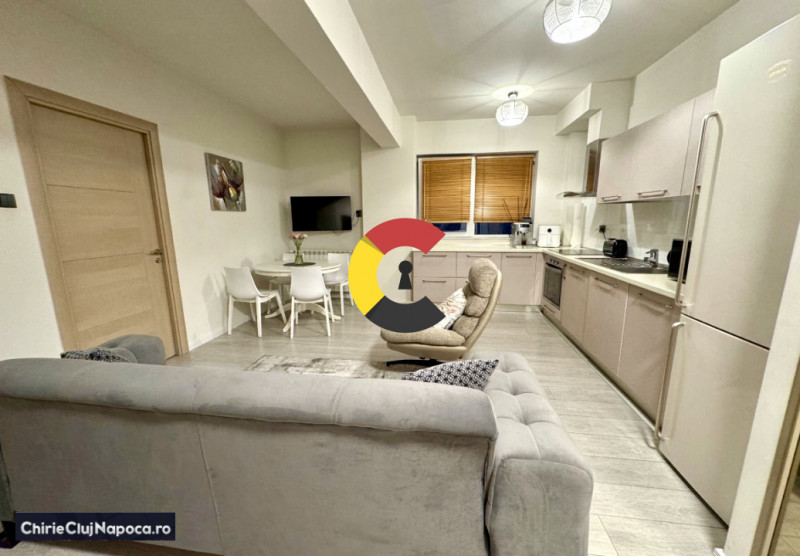 APARTAMENT CU GRĂDINĂ • 2 DORMITOARE • BUNĂ ZIUA • PARCARE