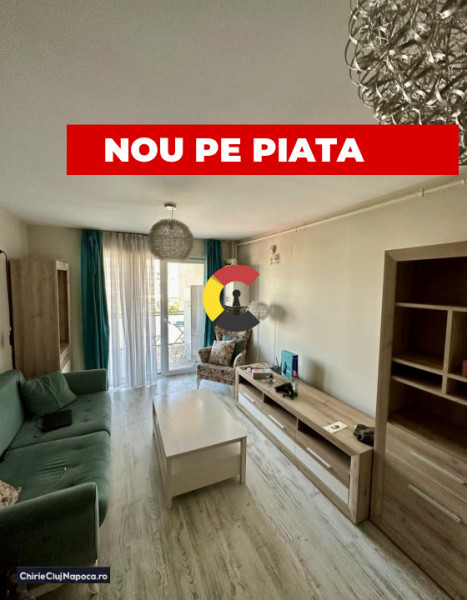 Apartament modern cu 2 camere si terasa, Buna Ziua , zona Lidl, parcare