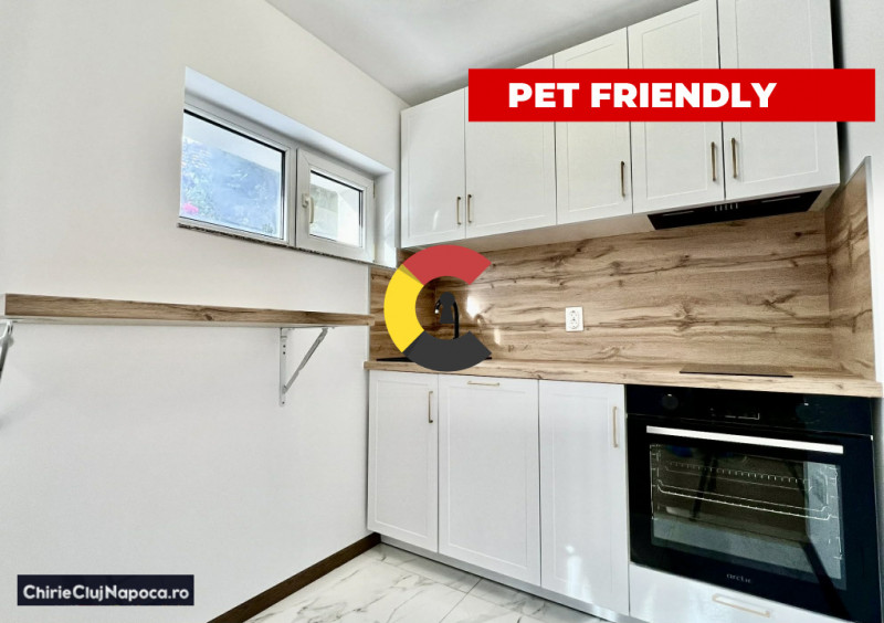 Garsonieră modernă complet renovată • Zonă semicentrală • Pet Friendly