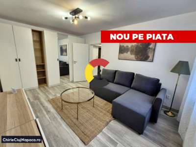 Apartament renovat cu 2 camere si balcon, Gheorgheni, zona Hermes