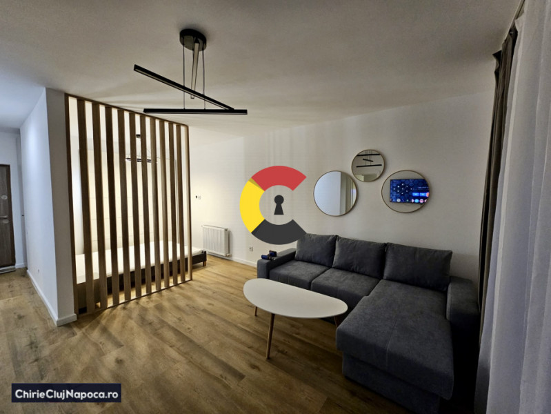 Apartament nou cu living si nisa de dormit Floresti, zona Parc Poligon, parcare