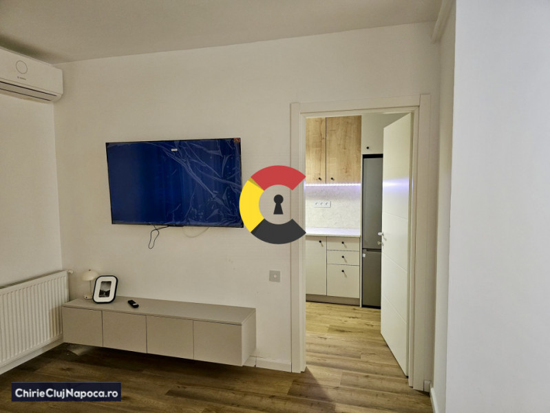 Apartament nou cu living si nisa de dormit Floresti, zona Parc Poligon, parcare