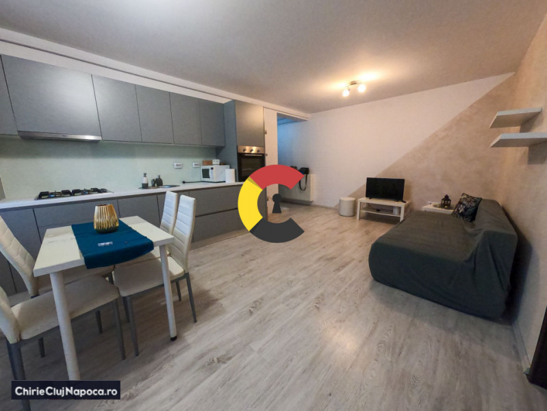 Apartament in Floresti cu dormitor + living cu bucatarie | parcare |