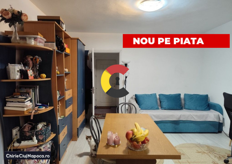 Garsoniera + balcon, Cartier Gheorgheni, zona Iulius Mall