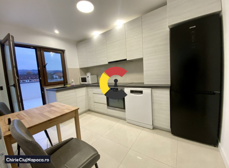 Apartament cu 2 camere, Buna Ziua, zona Lidl, terasa si garaj